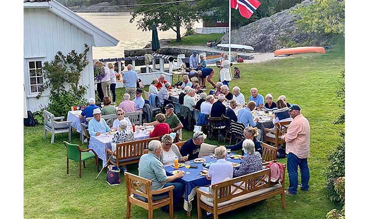 Sensommertreffet 9 august hos Marianne og Ragnar på Gjervoldsøya